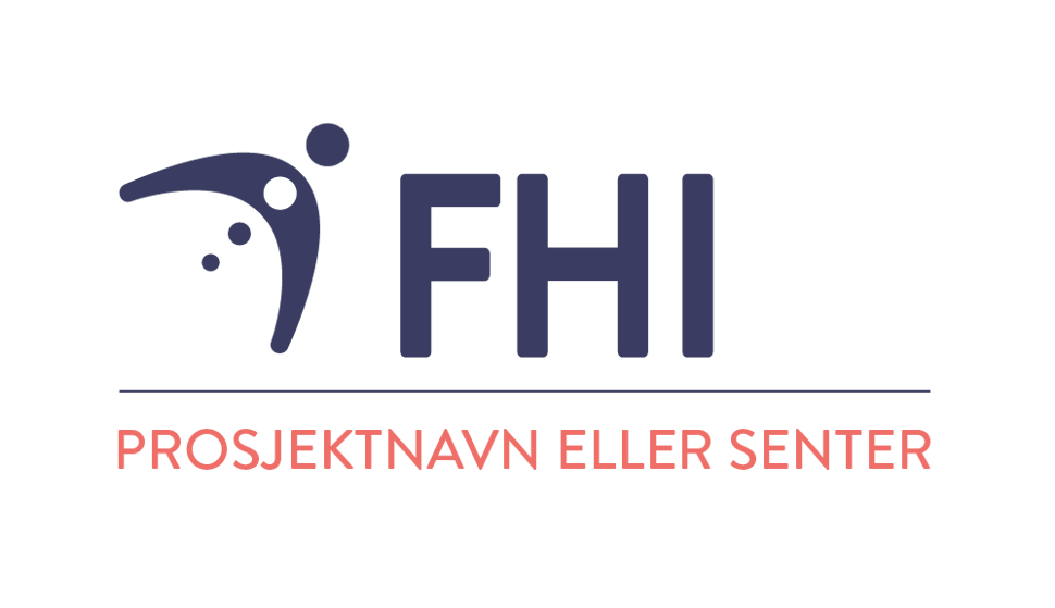 Eksempel prosjektlogo fra FHI