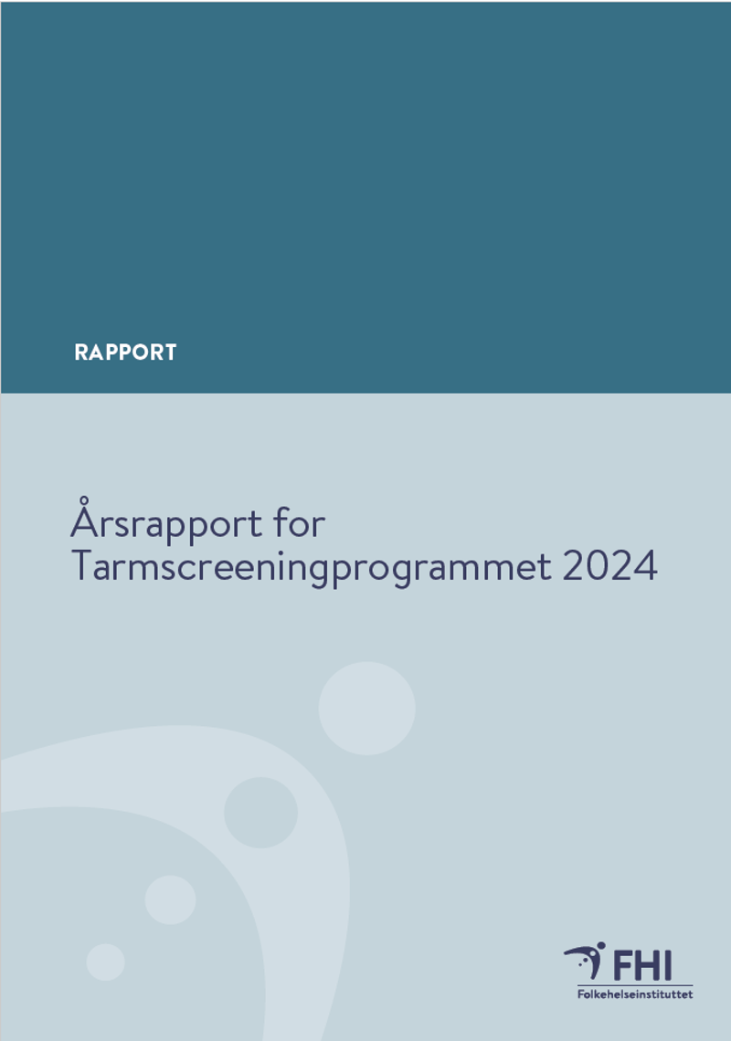 forside til årsrapport for tarmscreeningsprogrammet 2025