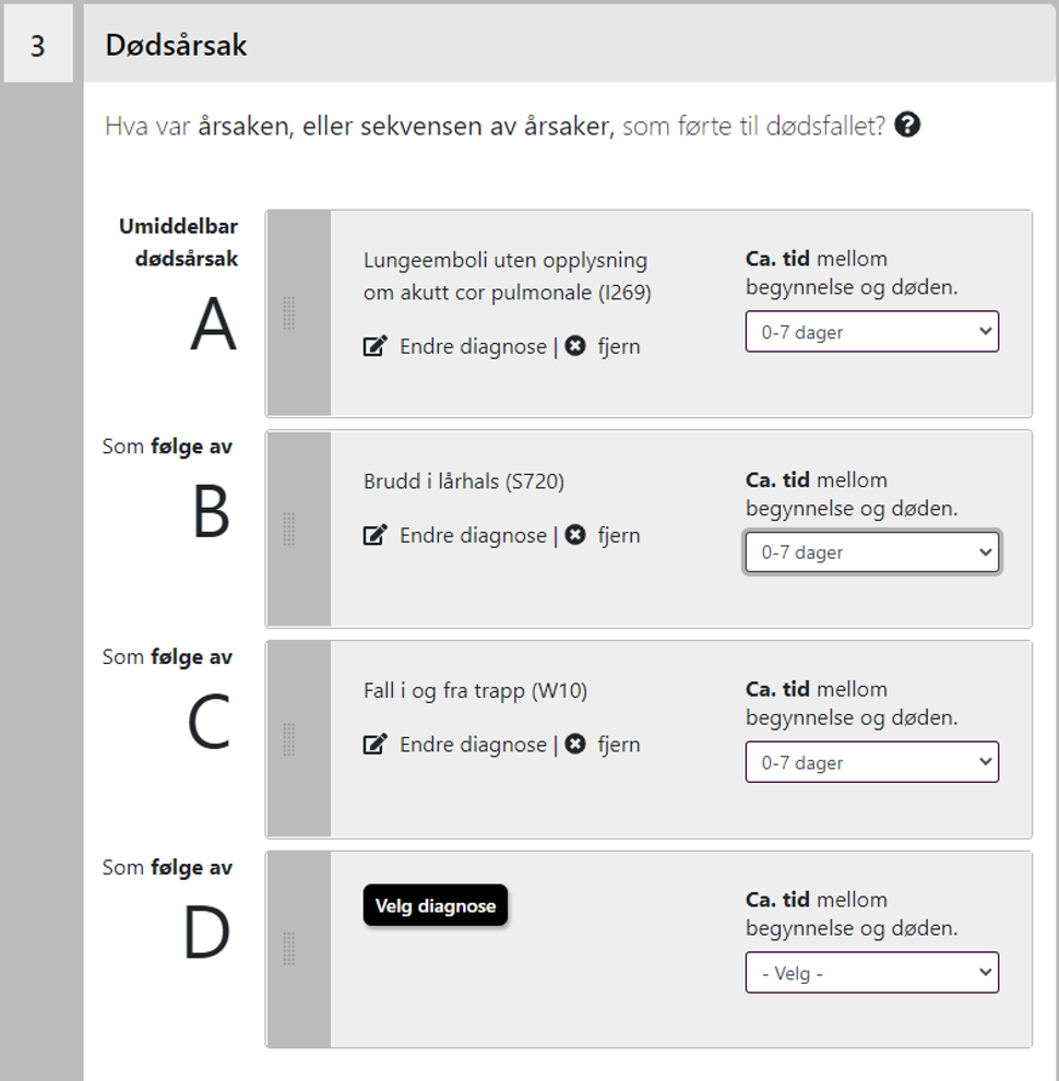 Dødsårsak