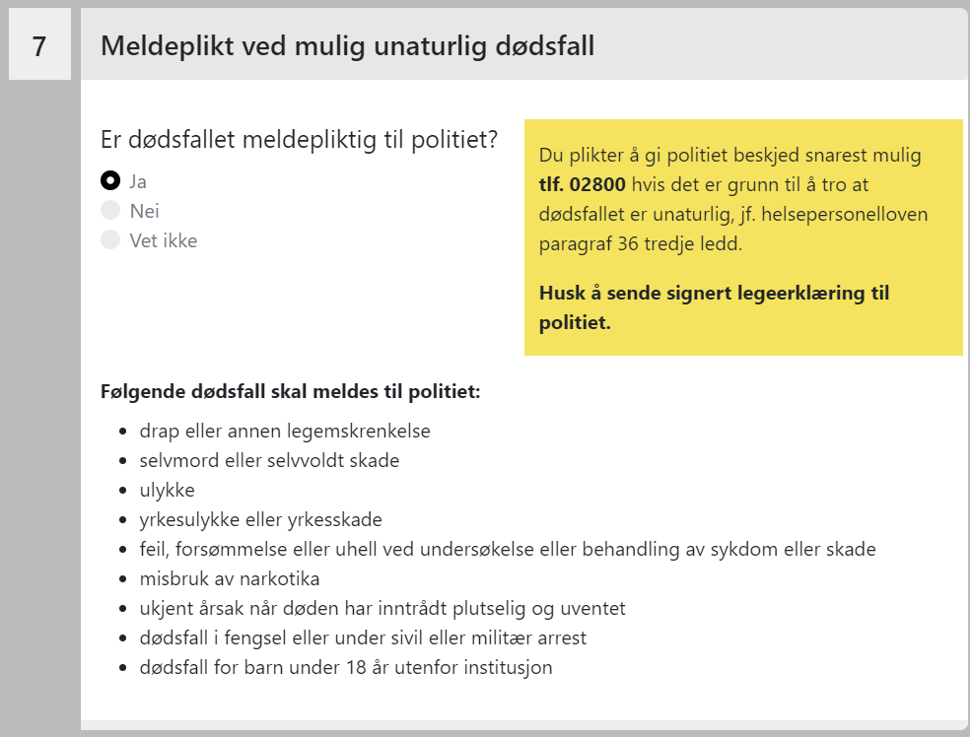 Mistenkelig dødsfall