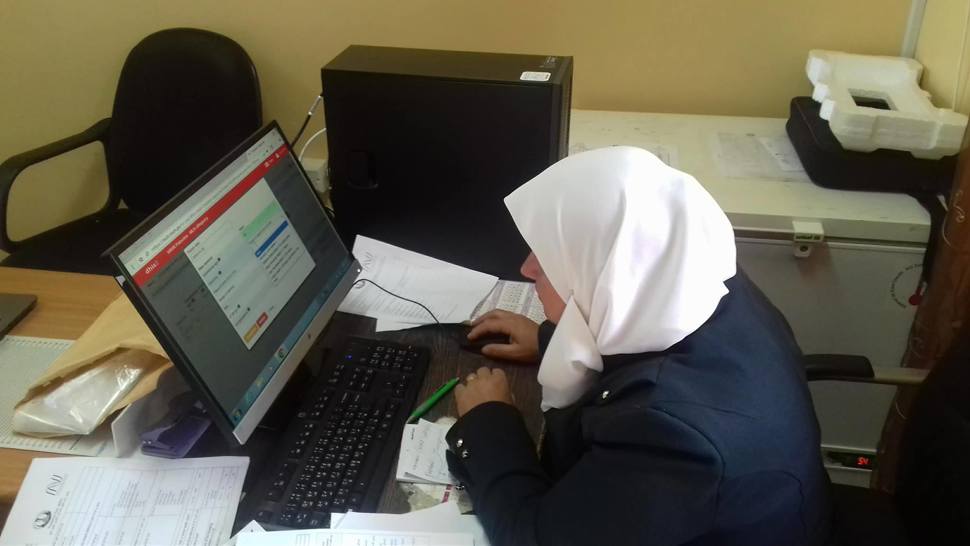 Picture from the project in Palestine