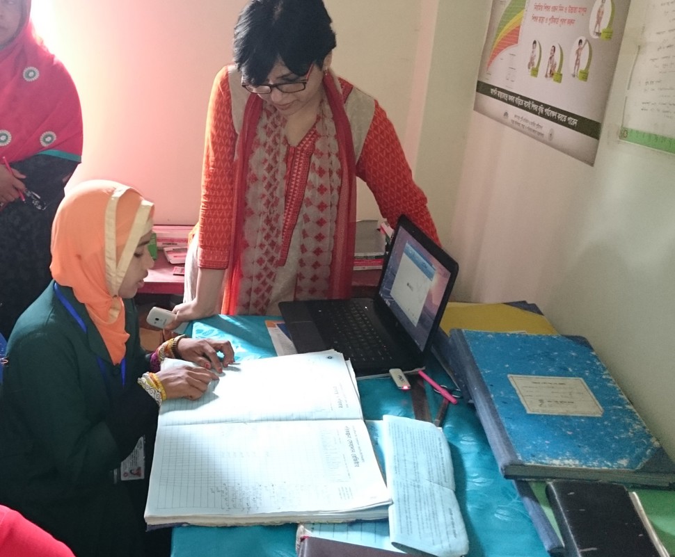 Picture from project in Bangladesh