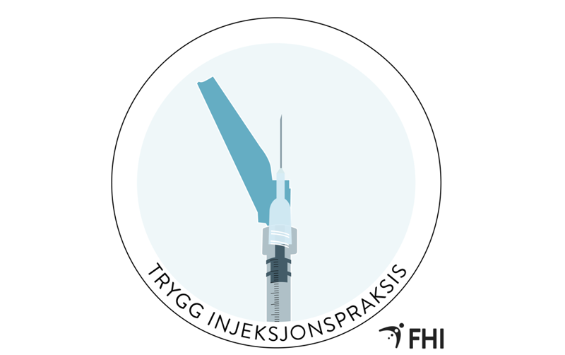 illustrasjon av trygg injeksjonspraksis