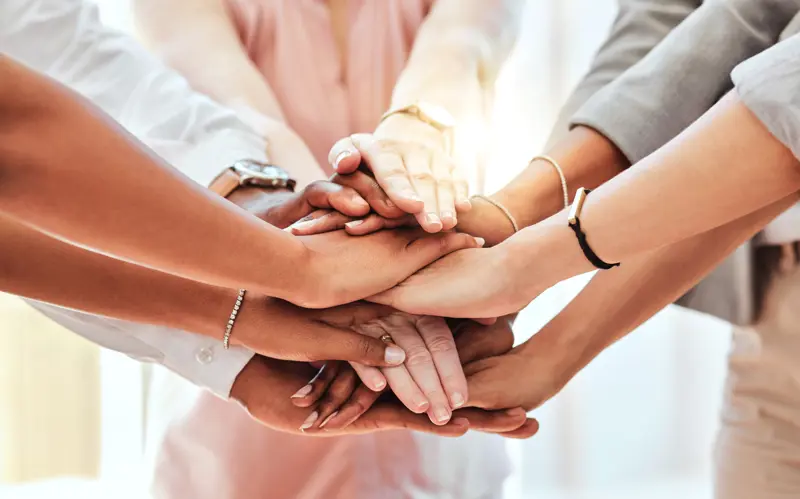 picture of hands on top of eachother