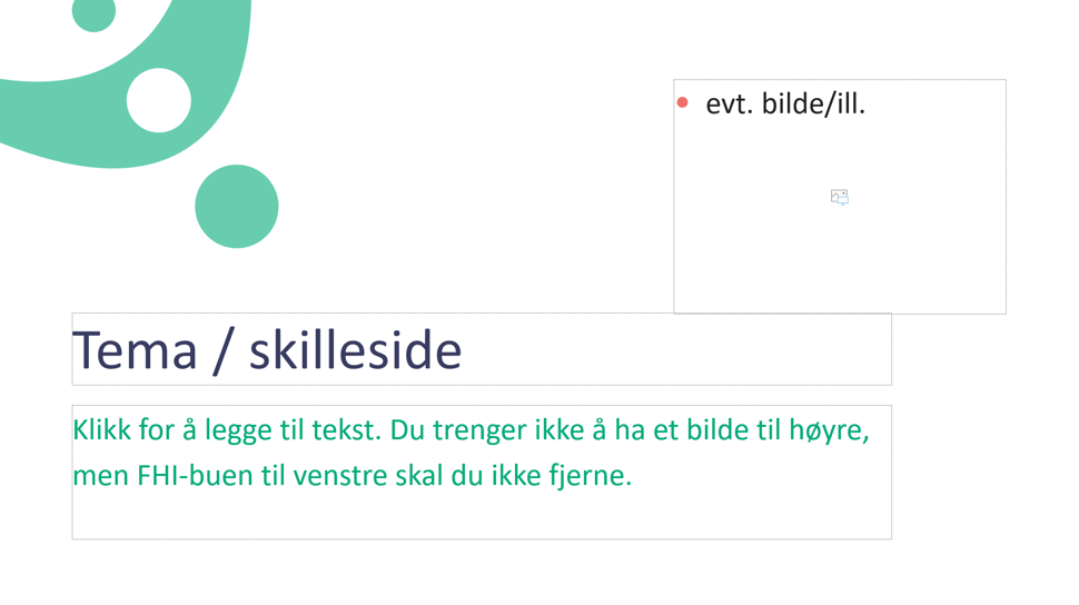 Skilleside grønn fhi-mal