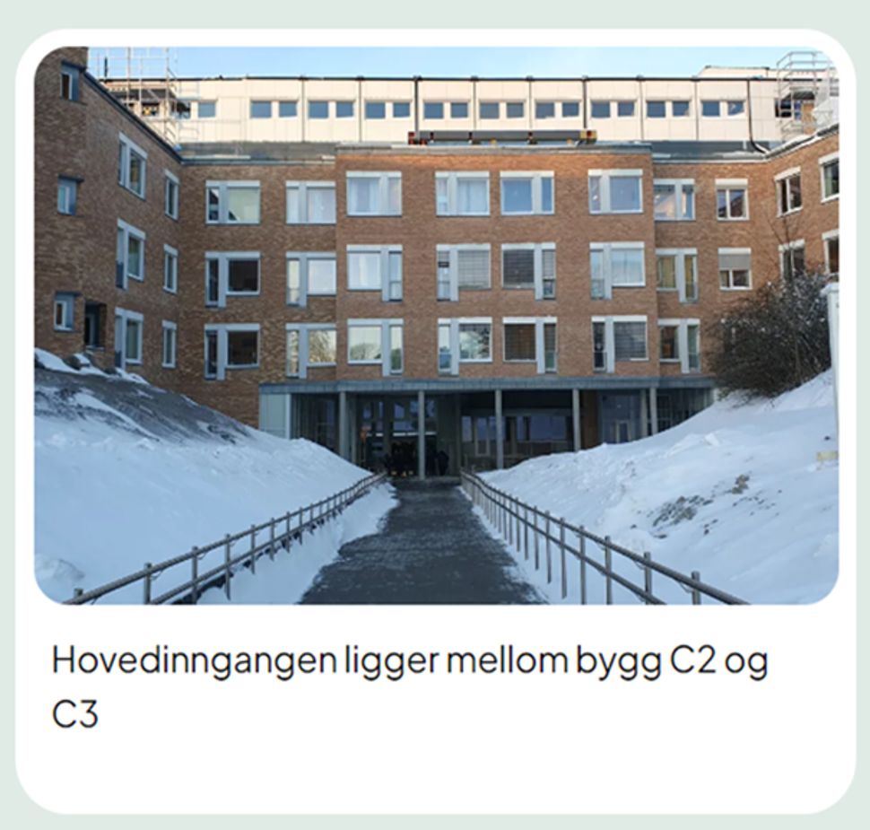 Inngang til Rikshospitalet
