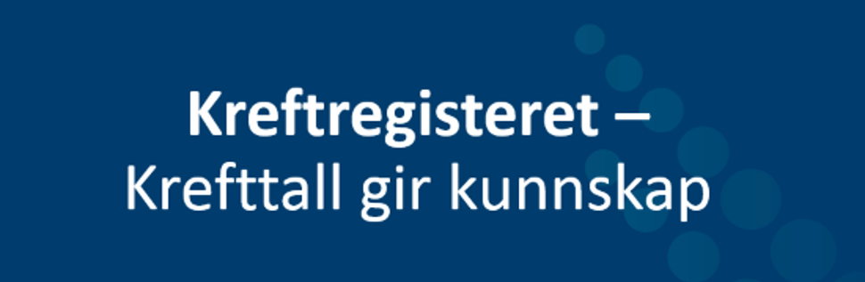 Bilde av kreftregisteret som sprer kunnskap