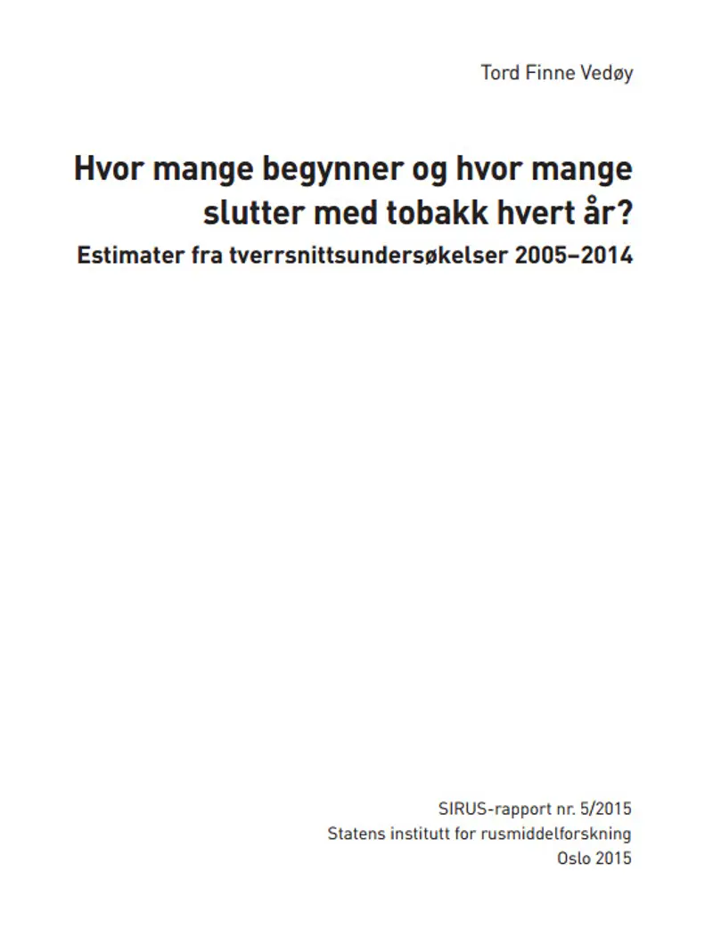 Rapportforside